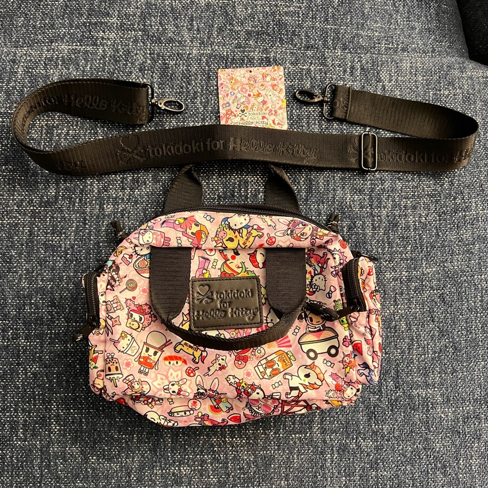 Tokidoki x Hello Kitty Sanrio cherry Blossom Sakura sushi ramen sweets bag